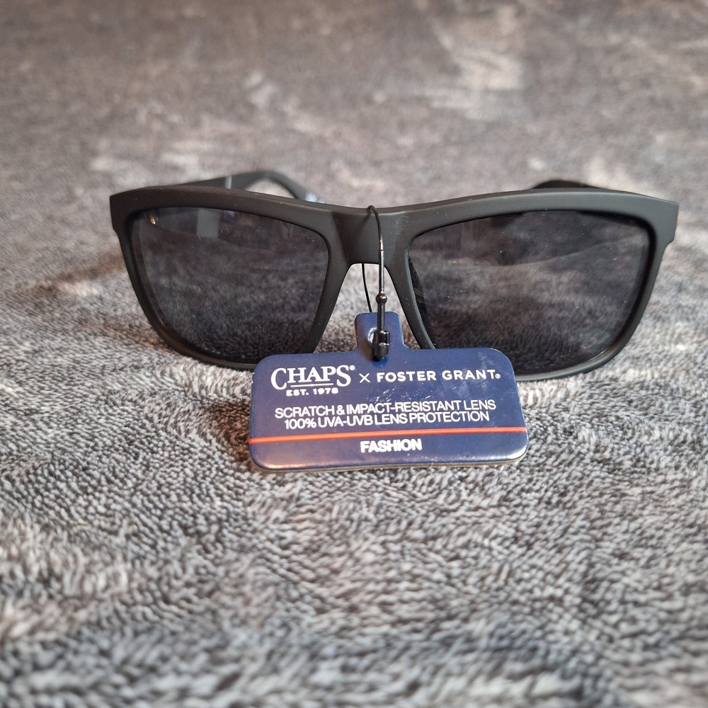 Foster Grant Chaps‎ Flag Fashion Sunglasses CH08 BLACK FREE CASE